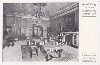 AUSSTELLUNG bemalter Wohnräume MÜNCHEN 1909