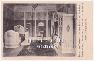 AUSSTELLUNG bemalter Wohnräume MÜNCHEN 1910