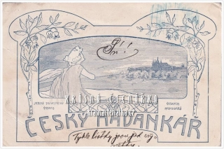 REKLAMNÍ pohlednice: ČESKÝ HÁDANKÁŘ