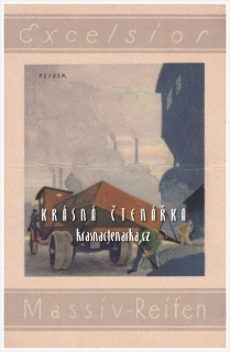 REKLAMNÍ pohlednice: EXCELSIOR MASSIV-REIFEN