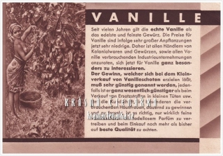 REKLAMNÍ pohlednice: VANILLE