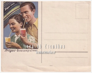 REKLAMNÍ pohlednice: FRIGEO BRAUSEPULVER