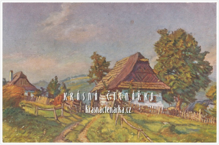 KRAJINA s domky (il. František Cína-Jelínek)