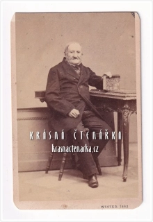 Fotografická vizitka: DŽENTLMEN (Atelier Moritz Ludwig Winter, Praha)