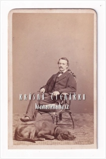 Fotografická vizitka: DŽENTLMEN (Atelier Gebrüder Winter, Praha)