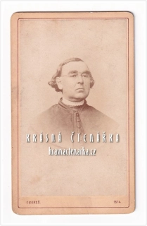 Fotografická vizitka: DŽENTLMEN (Atelier František Boreš, Sedlčany)