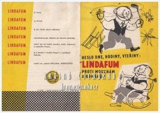 Reklamní leták: LINDAFUM, Spolana, n. p.,  Neratovice