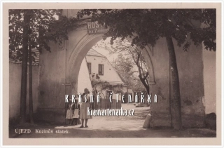 ÚJEZD, Kozinův statek a hostinec