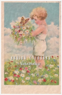 DÍVENKA na louce (il. Cyril Kotyšan)