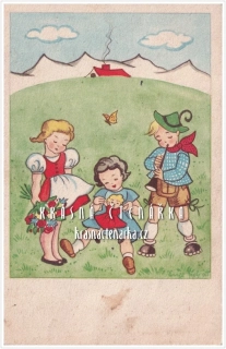 DĚTI na pohlednici 