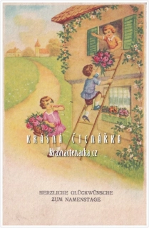 DĚTI na pohlednici 