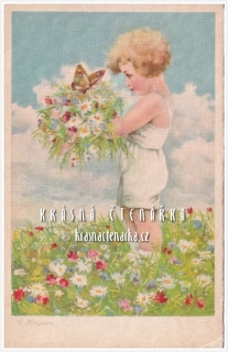 DÍVENKA na louce (il. Cyril Kotyšan)