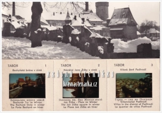 TÁBOR, Pohlednice s diapozitivy