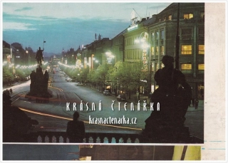 PRAHA, Václavské náměstí v noci
