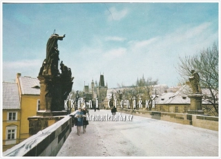 PRAHA, Karlův most v zimě