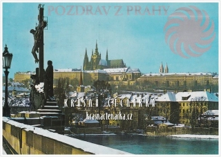 PRAHA, Karlův most v zimě