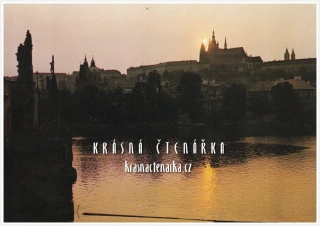 PRAHA, Pohled na Hradčany při západu slunce