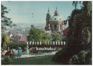 PRAHA, Pohled na kostel sv. Mikuláše na Malé Straně