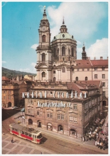 PRAHA, Pohled na kostel sv. Mikuláše na Malé Straně