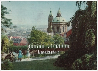 PRAHA, Pohled na kostel sv. Mikuláše na Malé Straně