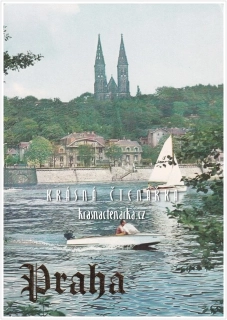 PRAHA, Pohled na Vyšehrad