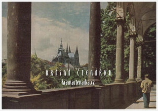 PRAHA, Pražský hrad od Belvederu
