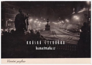 PRAHA, Václavské náměstí v noci