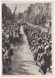 PRAHA, Osvobození Prahy 1945, Pochod Československé armády Václavským náměstím