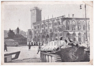 PRAHA, Osvobození Prahy 1945, Staroměstská radnice