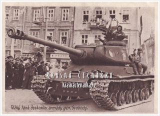 PRAHA, Osvobození Prahy 1945, Tank českoslov. armády gen. Svobody