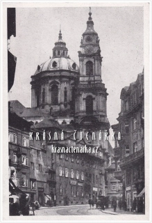 PRAHA, Pohled na kostel sv. Mikuláše na Malé Straně