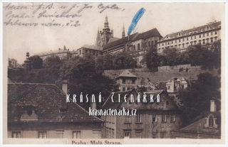 PRAHA, Pohled na Hradčany