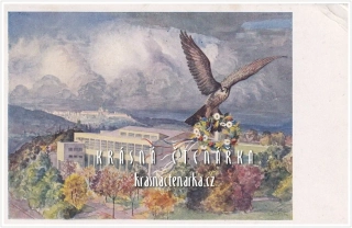 PRAHA, Nová sokolovna vinohradská (il. Otakar Štáfl)