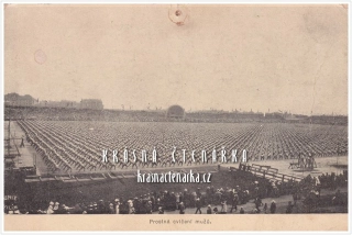 PRAHA, VI. Všesokolský slet 1912, Prostná cvičení mužů