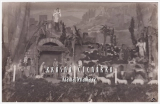 PRAHA, Jesličky / Betlém v Týnském chrámě (fot. Zikmund Reach)