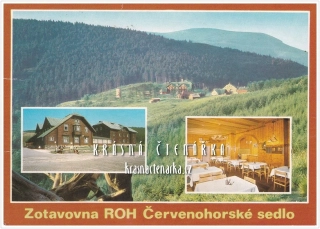 ČERVENOHORSKÉ SEDLO, Turistické chaty