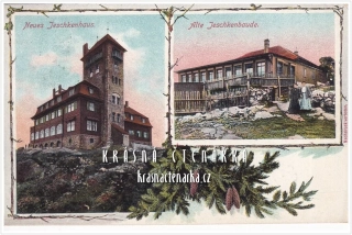 Hora JEŠTĚD a horský hotel (vydáno 1911)