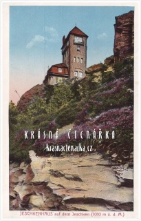 Hora JEŠTĚD a horský hotel (vydáno 1932)