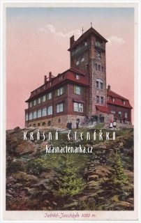 Hora JEŠTĚD a horský hotel (vydáno 1925)