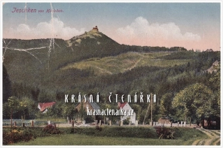LIBEREC Hanychov a pohled na JEŠTĚD (vydáno 1918)