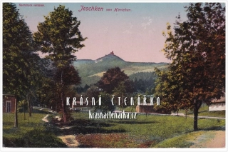 LIBEREC Hanychov a pohled na JEŠTĚD (vydáno 1911)