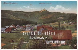 LIBEREC Hanychov a pohled na JEŠTĚD (vydáno 1916)