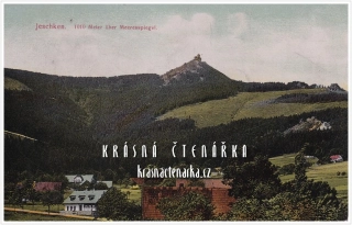 LIBEREC Hanychov a pohled na JEŠTĚD (vydáno 1907)