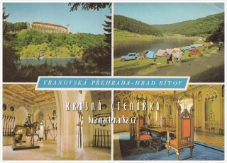 Vodní nádrž VRANOV (Vranovská přehrada) a hrad BÍTOV