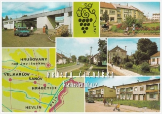 HRUŠOVANY - VELKÝ KARLOV - ŠANOV - HRABĚTICE - HEVLÍN