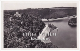 Vodní nádrž VRANOV, napouštění a hrad CORNŠTEJN