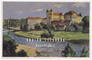 ZNOJMO, Klášter premonstrátů LOUKA a kostel sv. Václava (il. Kosa Emil)