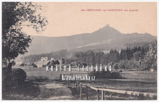 LIBEREC Hanychov a pohled na JEŠTĚD (vydáno 1907)
