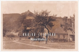 LIBEREC Hanychov a pohled na JEŠTĚD (vydáno 1944, fot. Heinrich Walter)