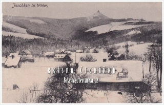 LIBEREC Hanychov a pohled na JEŠTĚD (vydáno 1907)